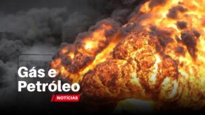 Um incidente envolvendo um navio-tanque de petróleo resulta em uma explosão